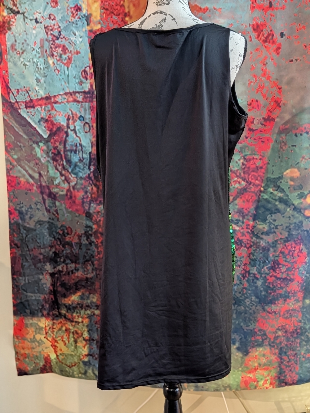 St Patrick's Day Sequin Front Dress (XL) - Picture 4 of 8